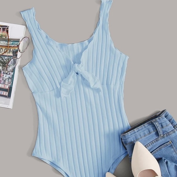 Pastel Blue Bodysuit - Picture 1 of 6